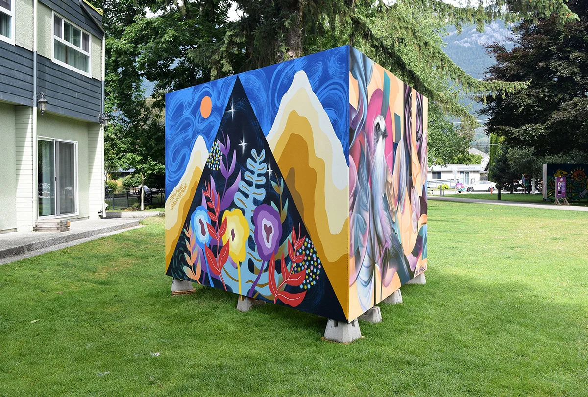 https://www.downtownsquamish.com/wp-content/uploads/2024/07/Squamish-Public-Art-Flower-Pyramid-Stephanie-Payne3.webp